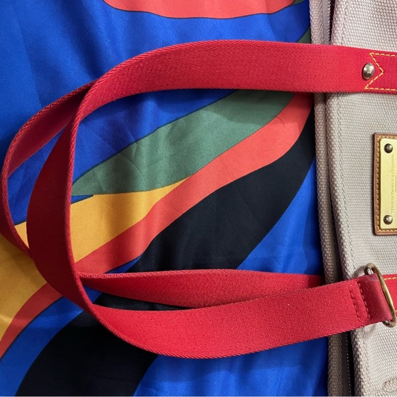 LOUIS VUITTON VINTAGE LTD EDITION ANTIGUA CABAS MM CANVAS TOTE Authentic Pre❤️d - Picture 11 of 15